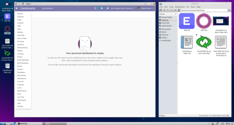 RoshanTech ERP OS Screenshot 3
