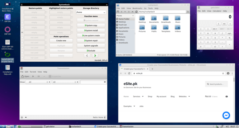 RoshanTech ERP OS Screenshot 5